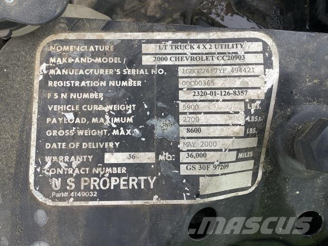 Chevrolet 2500 Flakbilar/Pickuper