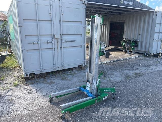 Genie SLA-10 Lyftblock, vinschar och materialhissar
