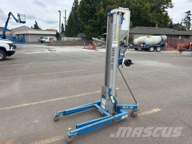 Genie SLA-10 Lyftblock, vinschar och materialhissar