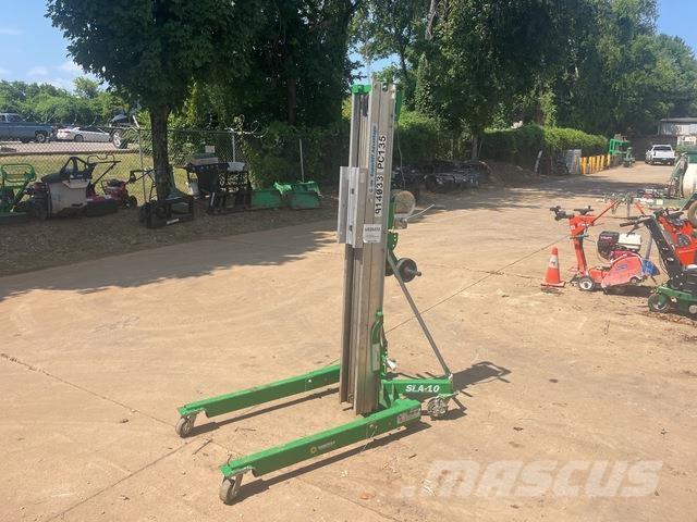 Genie SLA-10 Lyftblock, vinschar och materialhissar