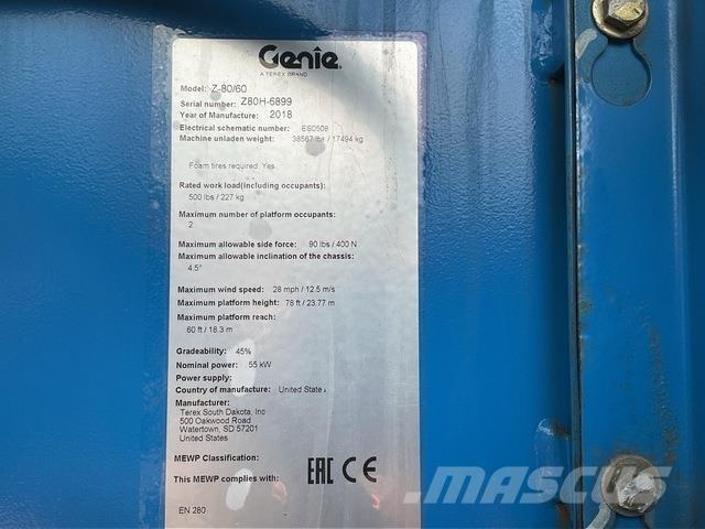Genie Z80/60 Bomliftar