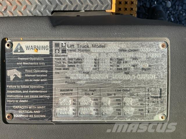 Hyster E65Z-40 Elmotviktstruckar