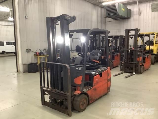 Linde E18 Elmotviktstruckar