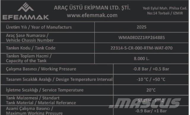 MAN TGM18.250 Vattentankbilar