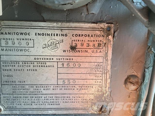 Manitowoc 3900 Bangående Kranar