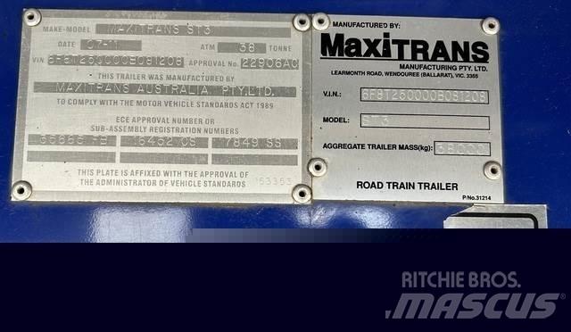 MaxiTrans  Flaksläp