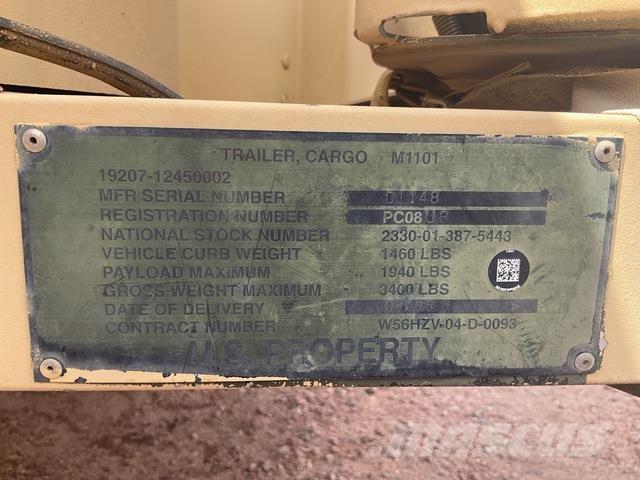  Raytheon M1101 Övriga släp