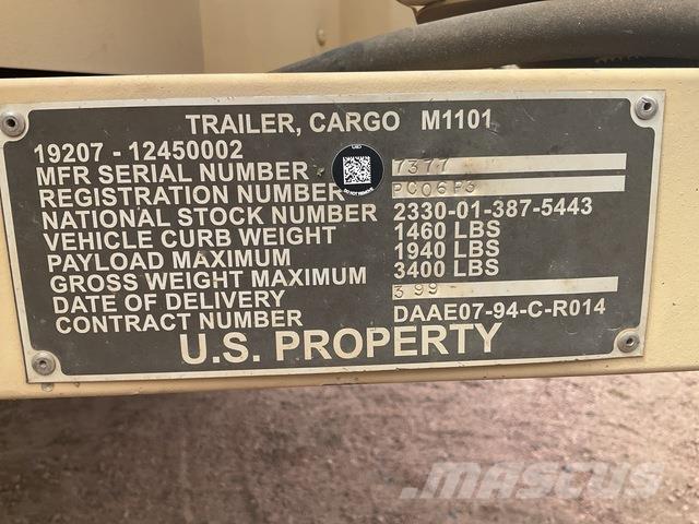  Raytheon M1101 Övriga släp