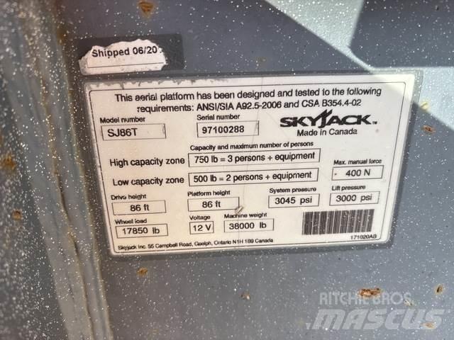 SkyJack SJ86T Entreprenad - Övrigt