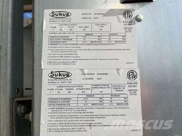 Sukup TM1606 Spannmålstorkar