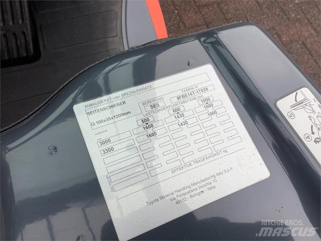 Toyota 8FBE16T Elmotviktstruckar