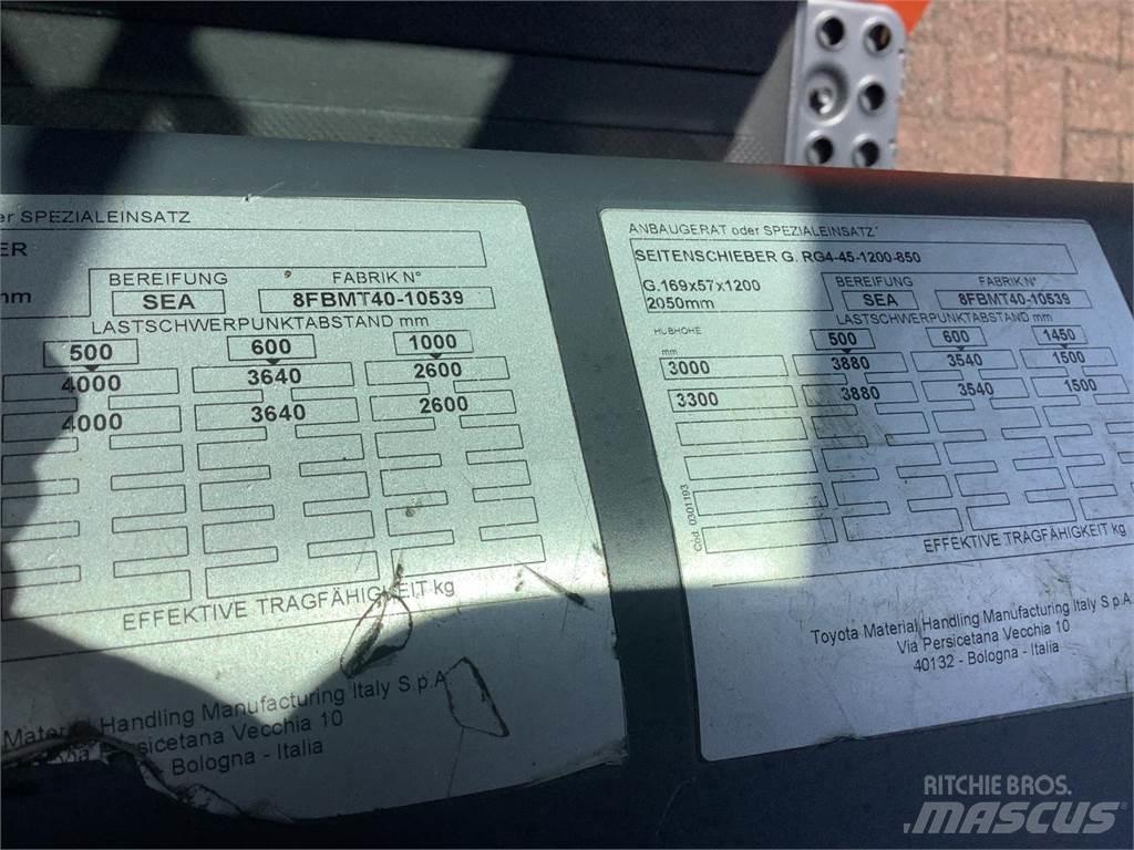 Toyota 8FBMT40 Elmotviktstruckar