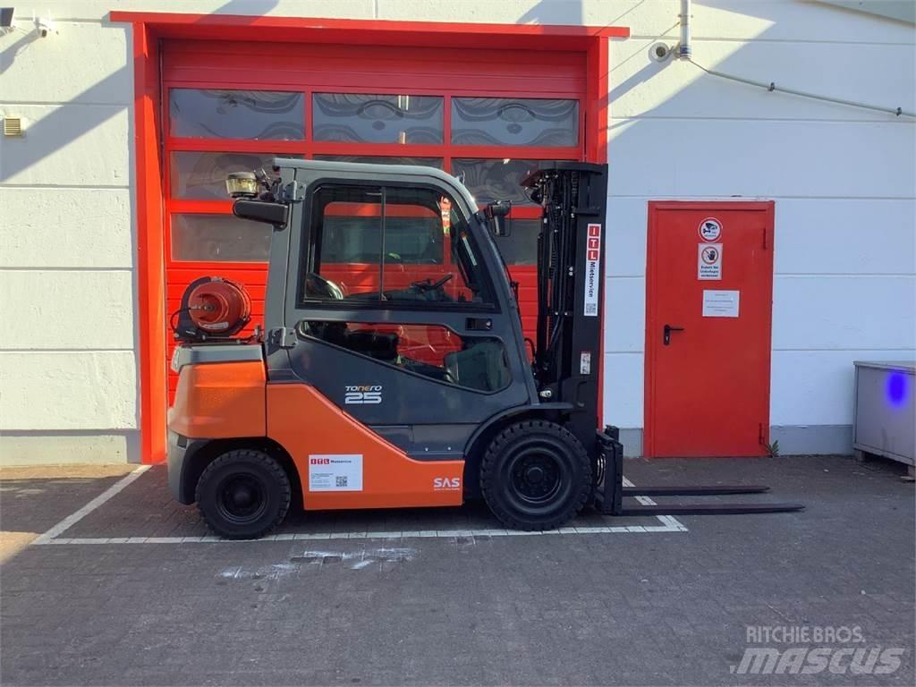 Toyota 8FGF25 Gasolmotviktstruckar