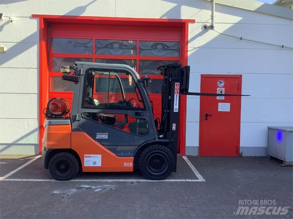 Toyota 8FGF25 Gasolmotviktstruckar