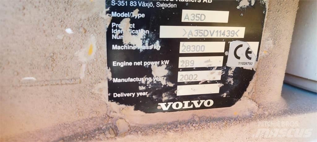Volvo A35D Midjestyrd dumper