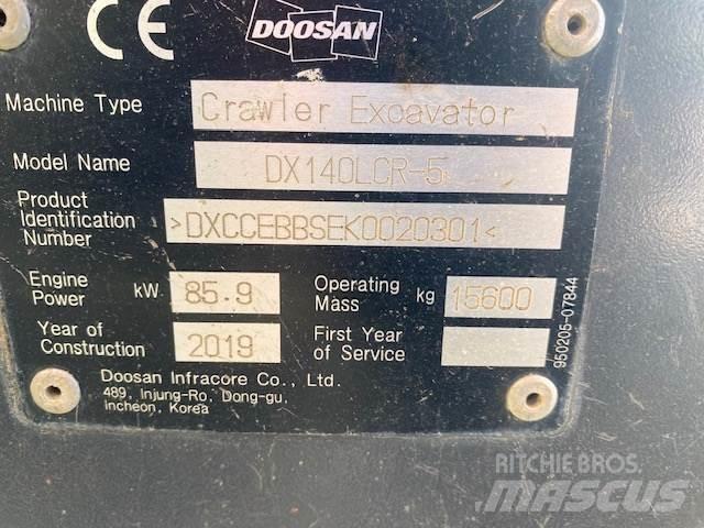 Doosan DX140LCR Bandgrävare