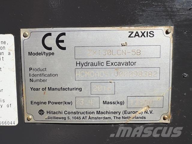 Hitachi ZX130-5 Bandgrävare