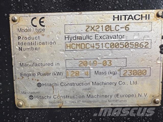 Hitachi ZX210LC-6 Bandgrävare
