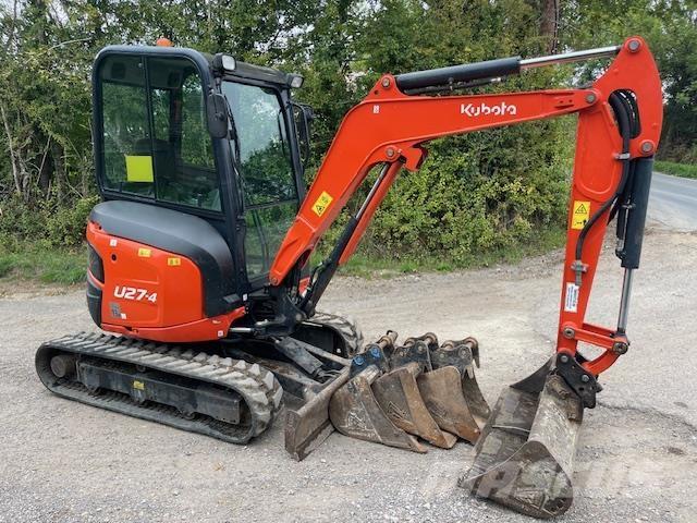 Kubota U27-4 Midigrävmaskiner 7t - 12t