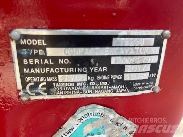 Takeuchi TB230 Midigrävmaskiner 7t - 12t