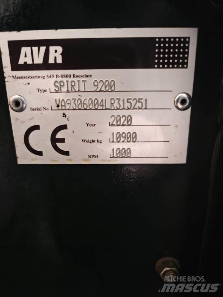 AVR SPIRIT 9200 Potatisupptagare och potatisgrävare