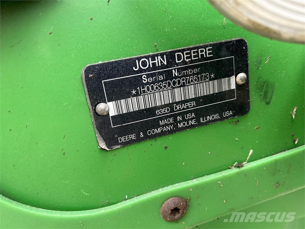 John Deere 635D Skärbord