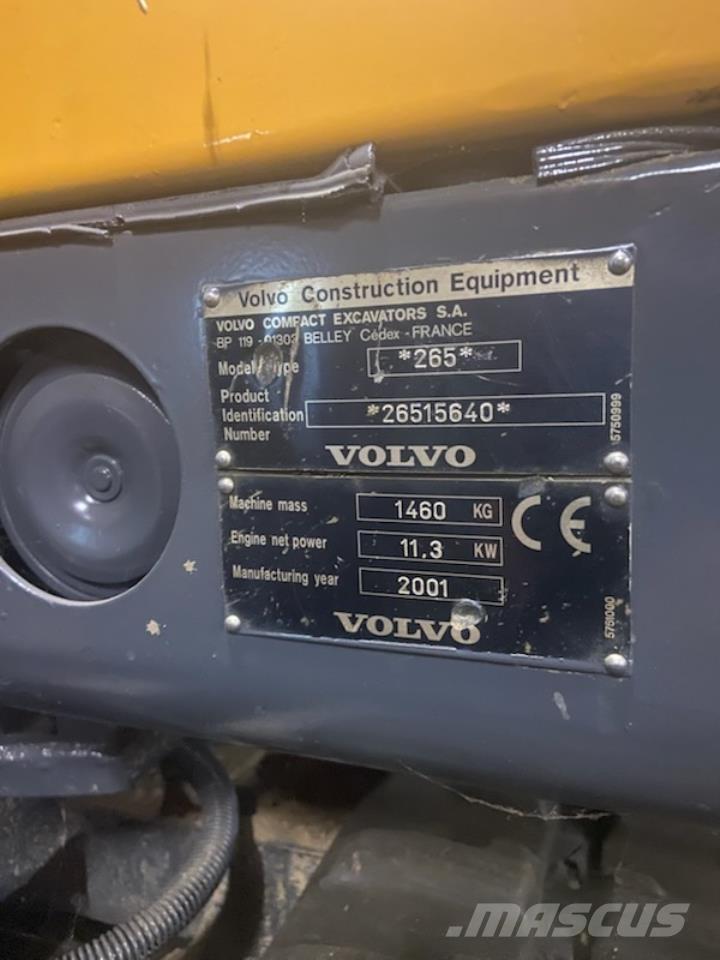 Volvo EC 15 Minigrävare < 7t