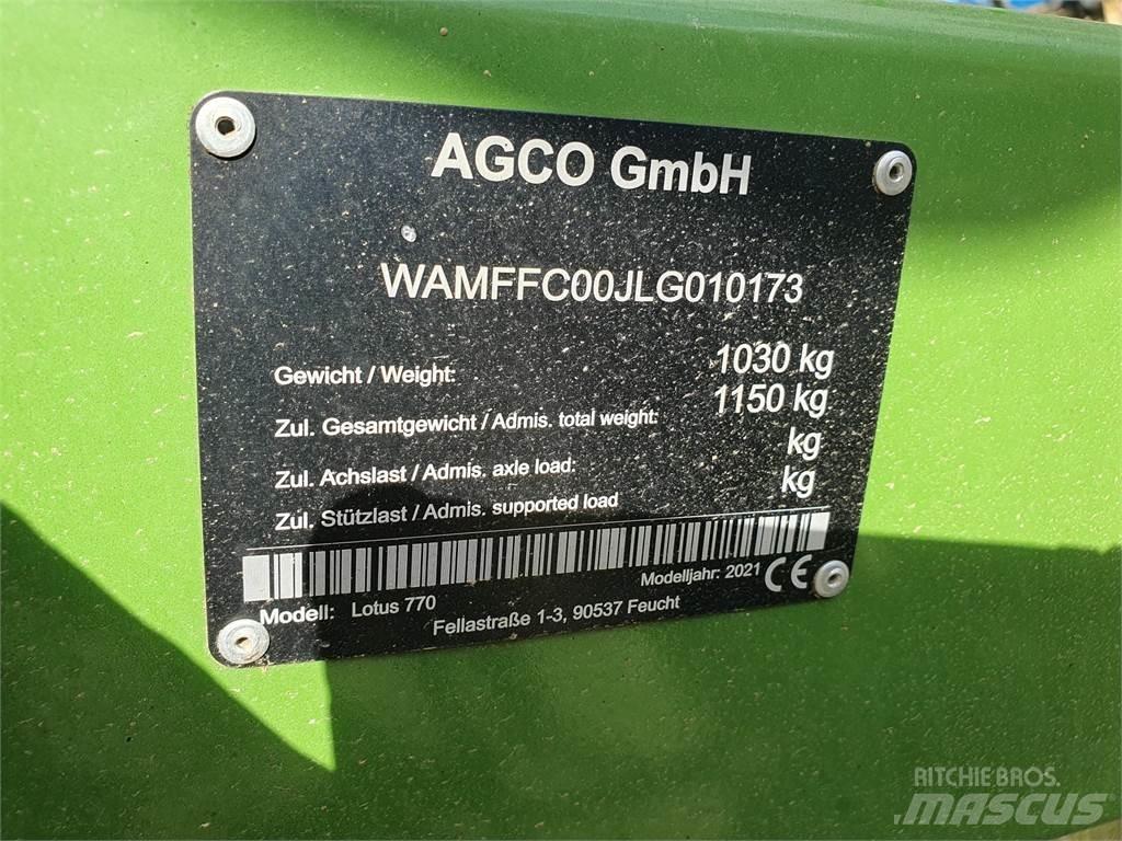 Fendt LOTUS 770 Vändare och luftare