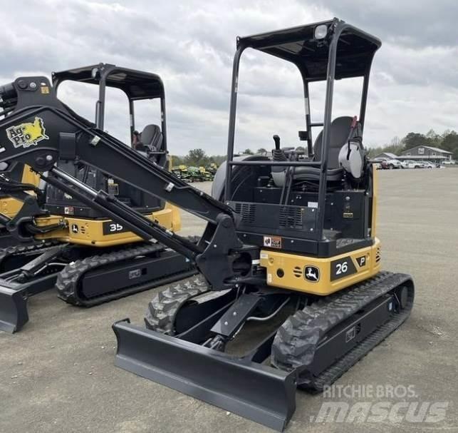 John Deere 26 P Minigrävare < 7t