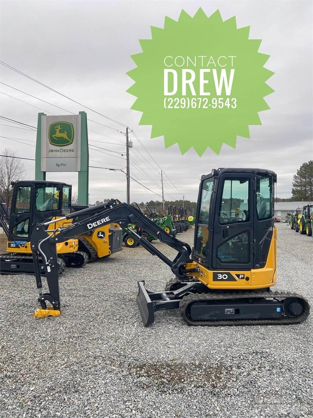 John Deere 30 P Minigrävare < 7t