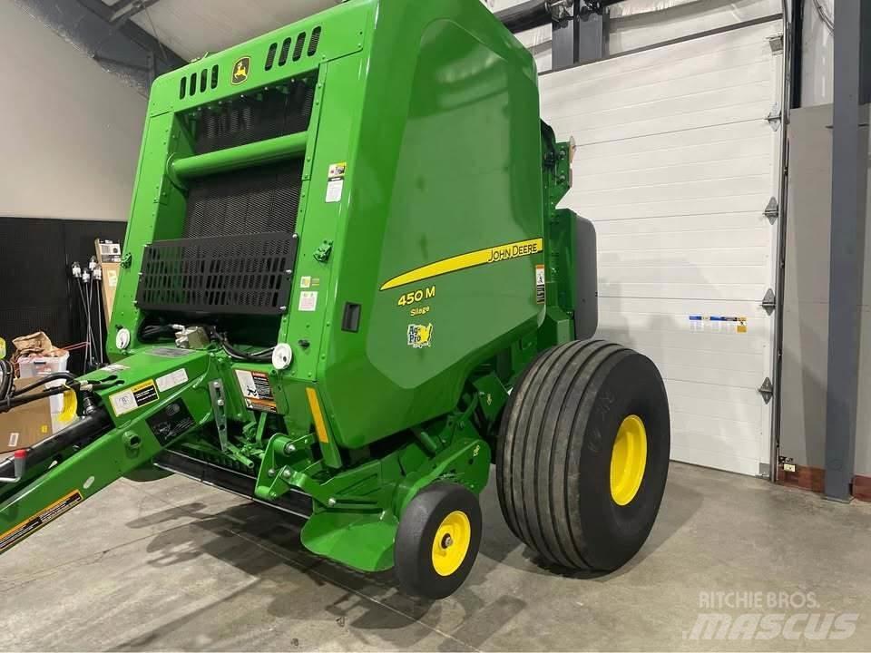 John Deere 450M Rundbalspressar