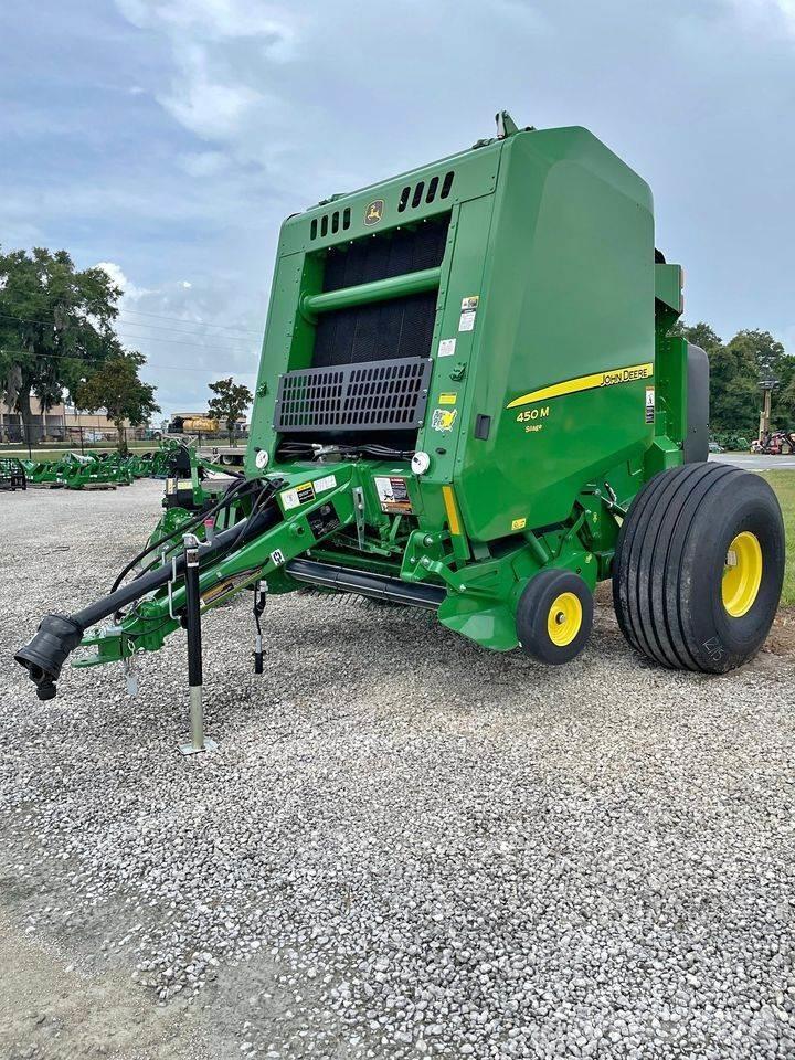 John Deere 450M Rundbalspressar
