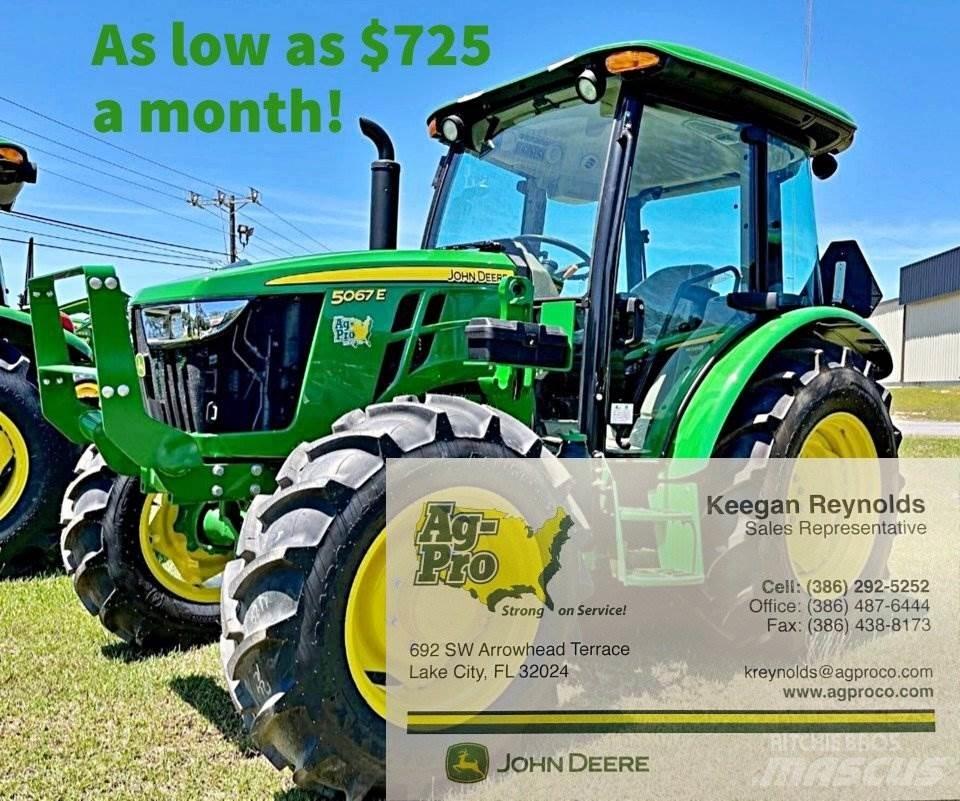 John Deere 5067E Traktorer