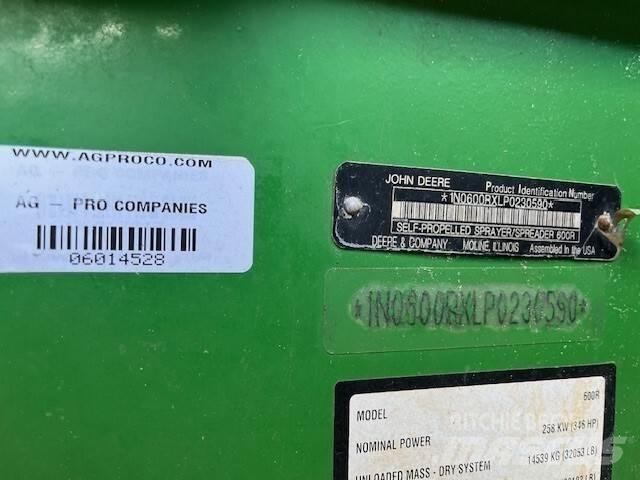 John Deere 600R Dragna sprutor