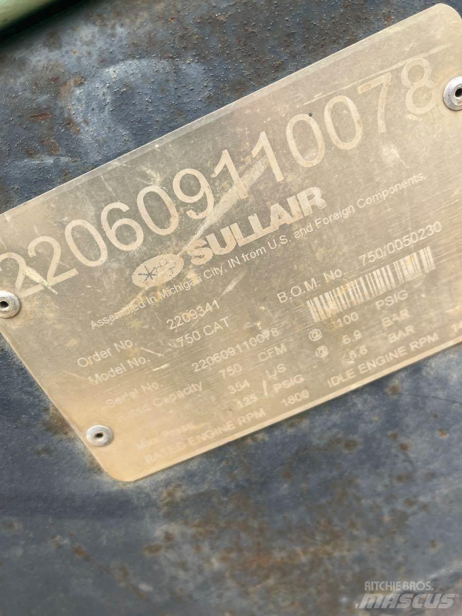 Sullair 750 Entreprenad - Övrigt