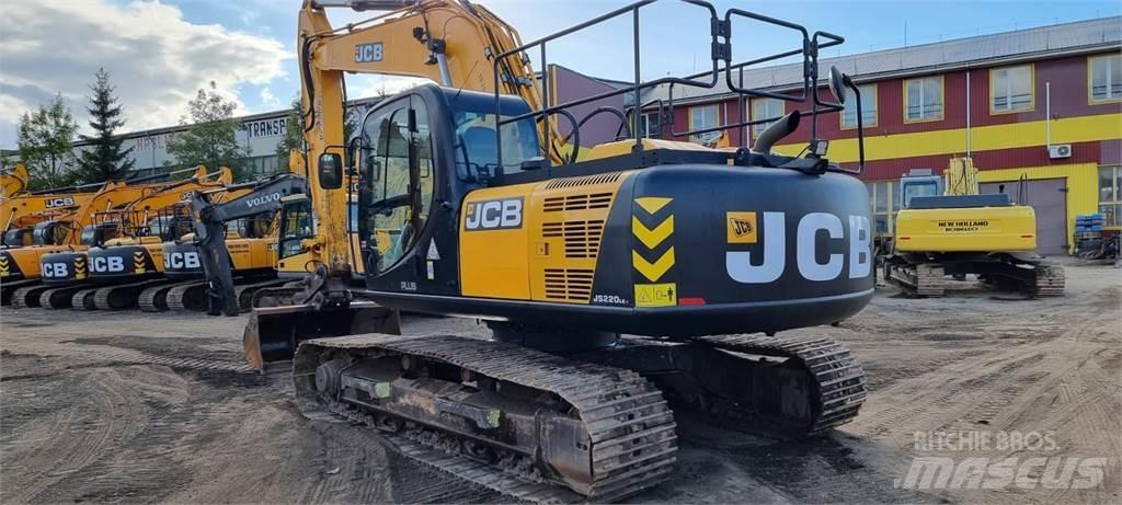 JCB JS220LC Plus + Bandgrävare