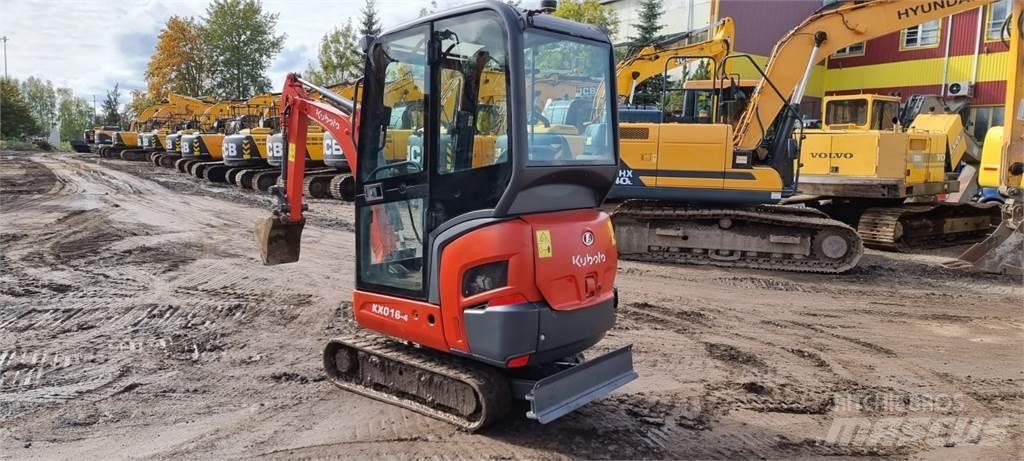 Kubota KX 016-4 Minigrävare < 7t