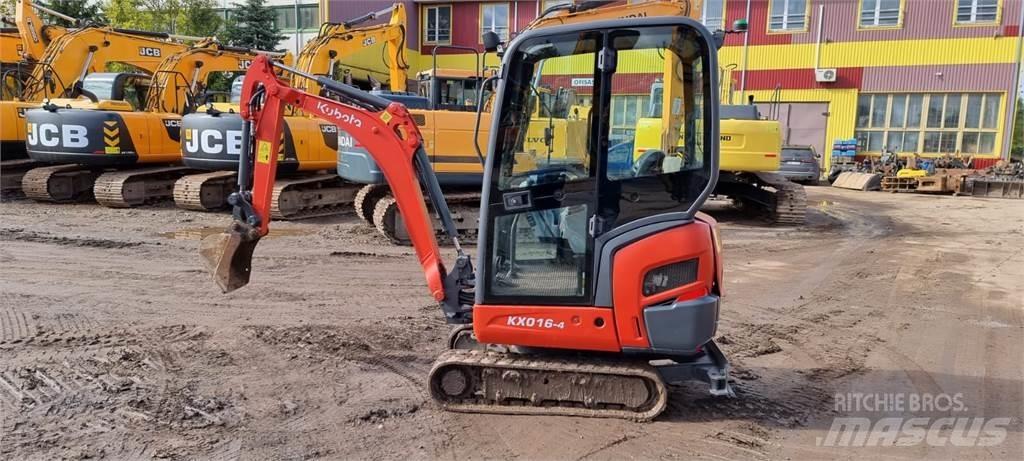 Kubota KX 016-4 Minigrävare < 7t
