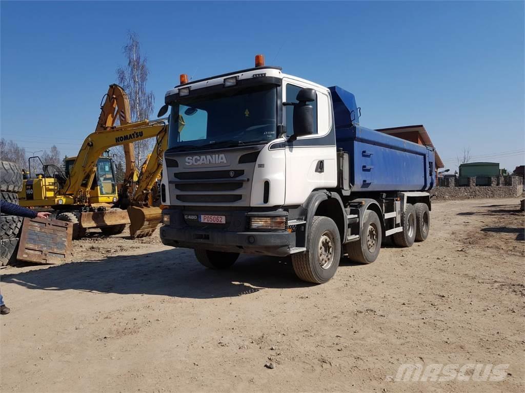 Scania G480 8x4 Liftdumperbilar