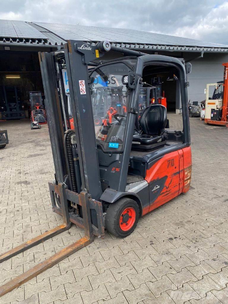 Linde E 16-02 Elmotviktstruckar