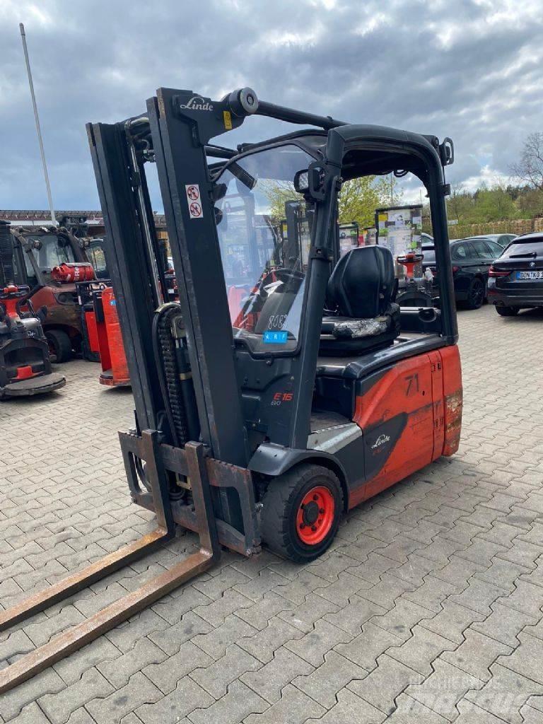 Linde E 16-02 Elmotviktstruckar