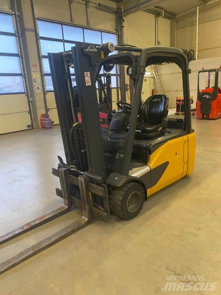 Linde E 18 L-02 Elmotviktstruckar