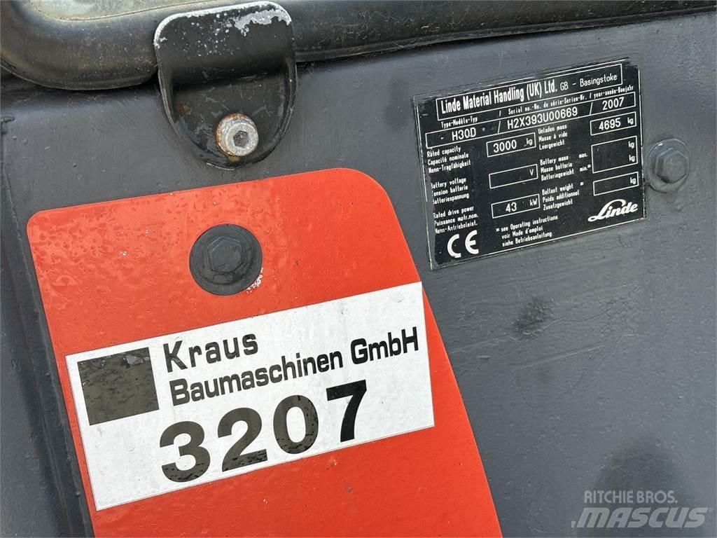 Linde H30D Övriga motviktstruckar