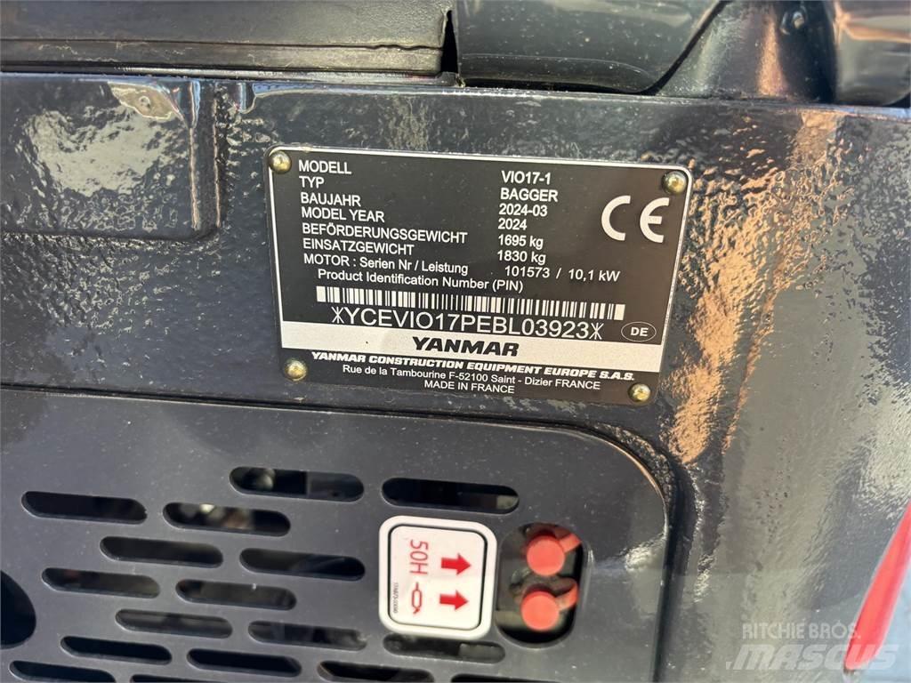 Yanmar ViO17 Minigrävare < 7t