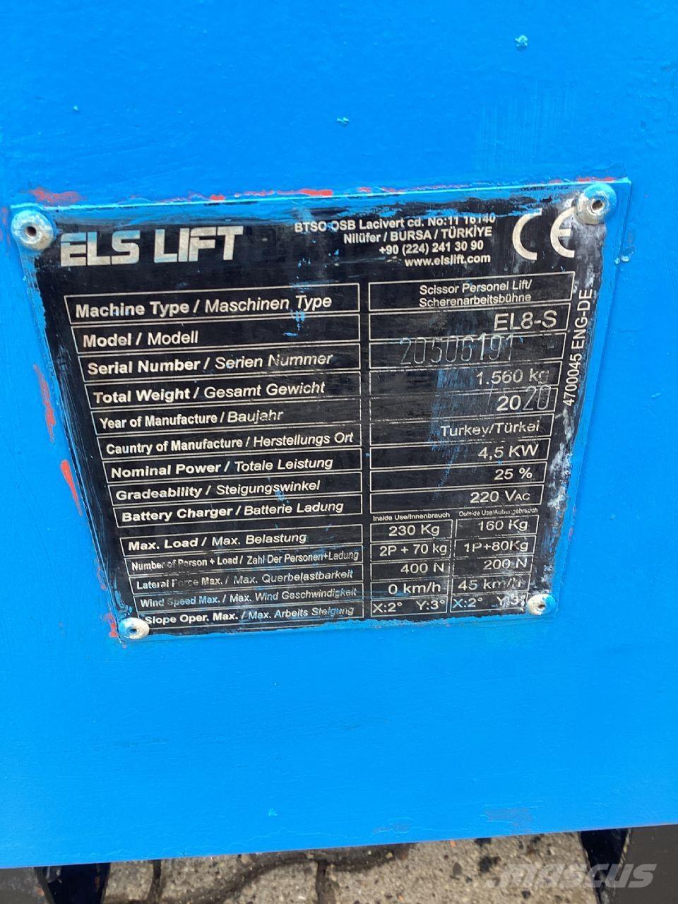 ELS LIFT EL8-S Saxliftar