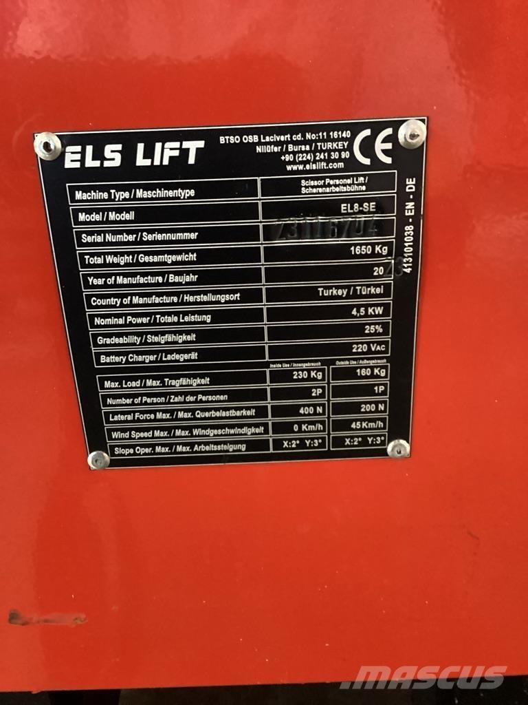 ELS LIFT EL8-SE Saxliftar