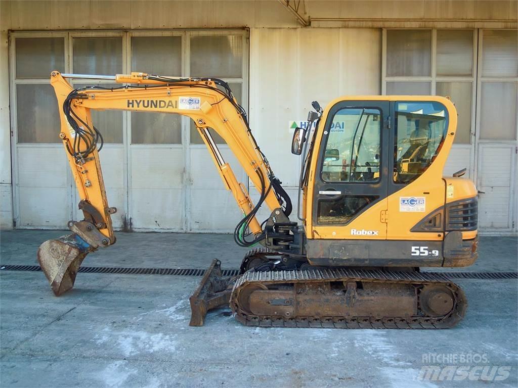 Hyundai R55-9 Minigrävare < 7t
