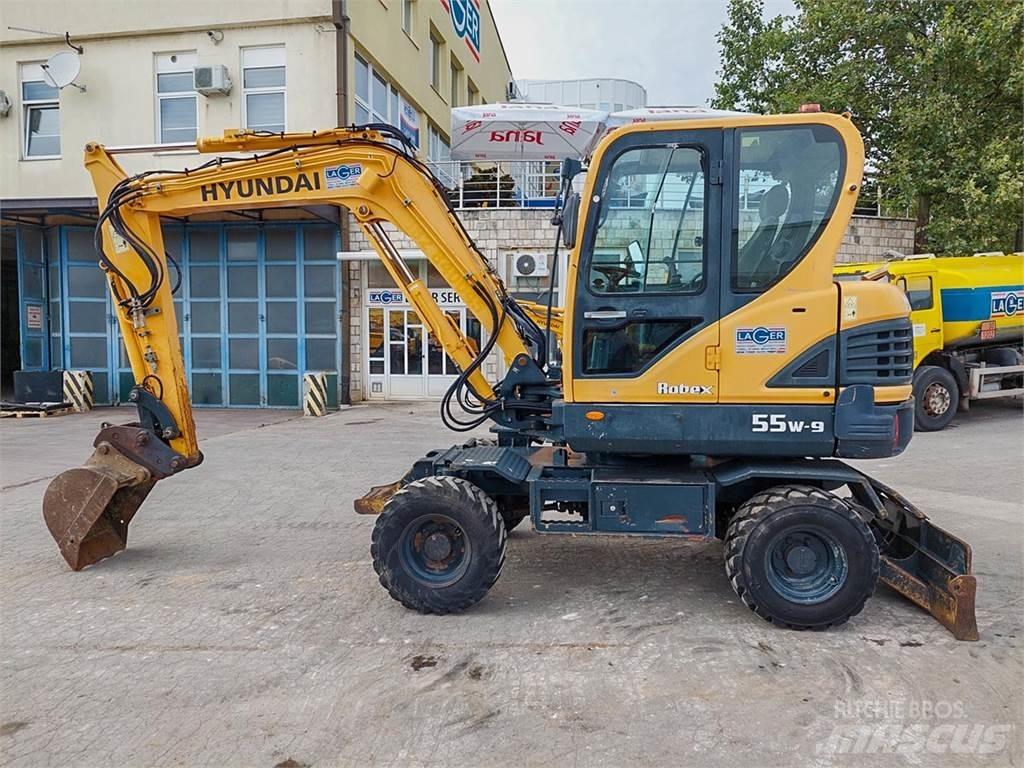 Hyundai R55W-9 Minigrävare < 7t