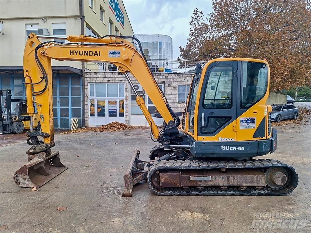 Hyundai R80CR-9A Minigrävare < 7t