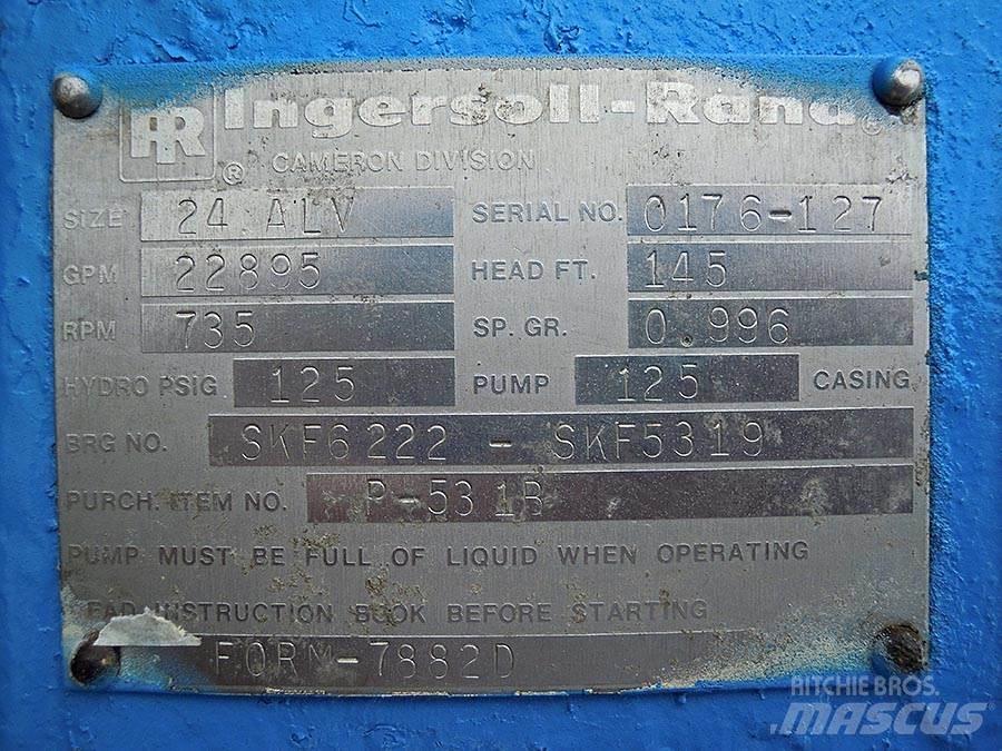 Ingersoll Rand 24 ALV Vattenpumpar